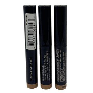 3X Laura Mercier Caviar Stick Eye Shadow Rosegold Mini 0.01oz/0.5g each